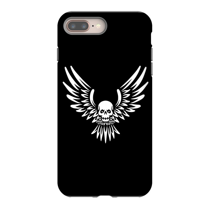 iPhone 7 plus StrongFit Flying Skull by Afif Quilimo