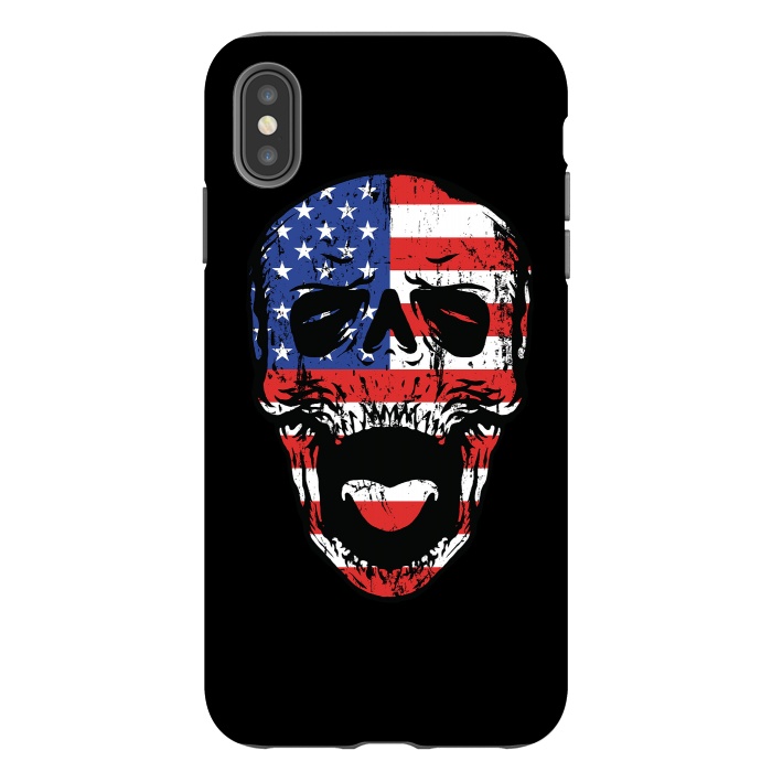 iPhone Xs Max StrongFit American Till Die by Afif Quilimo