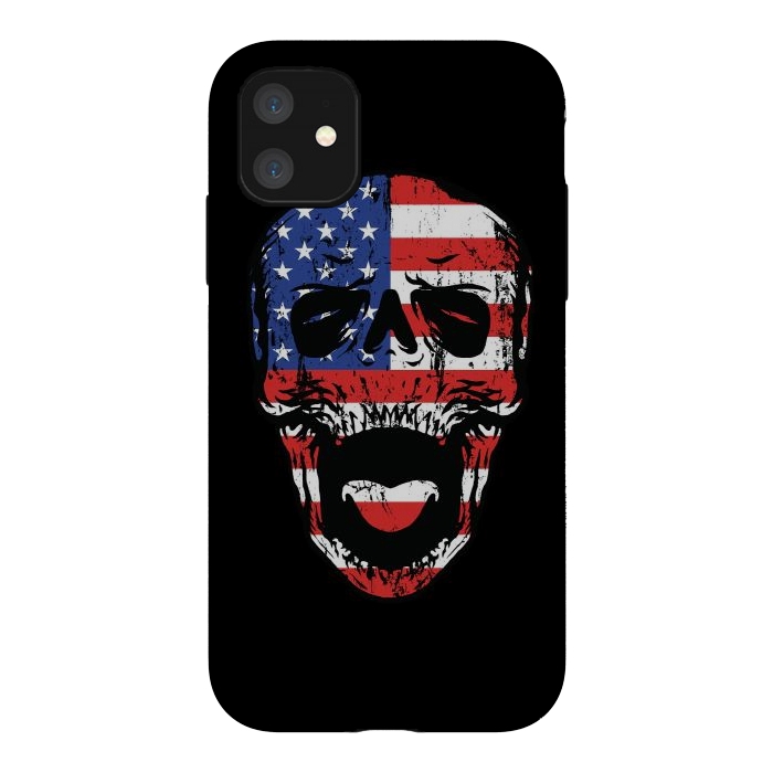 iPhone 11 StrongFit American Till Die by Afif Quilimo