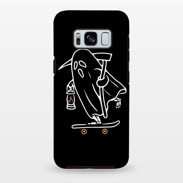 Galaxy S8 plus StrongFit Ghost Skateboarding by Afif Quilimo