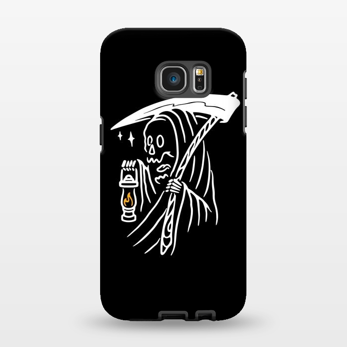 Galaxy S7 EDGE StrongFit Grim Reaper and Lighting by Afif Quilimo