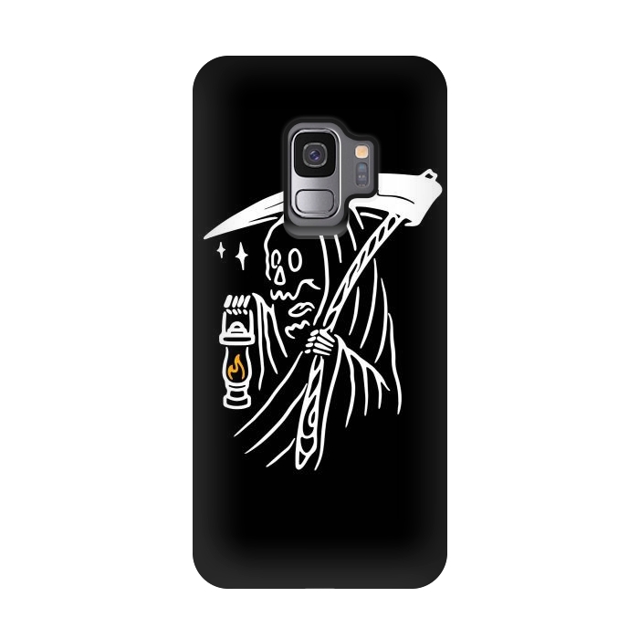 Galaxy S9 StrongFit Grim Reaper and Lighting by Afif Quilimo