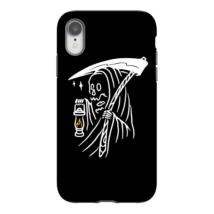 iPhone Xr StrongFit Grim Reaper and Lighting by Afif Quilimo