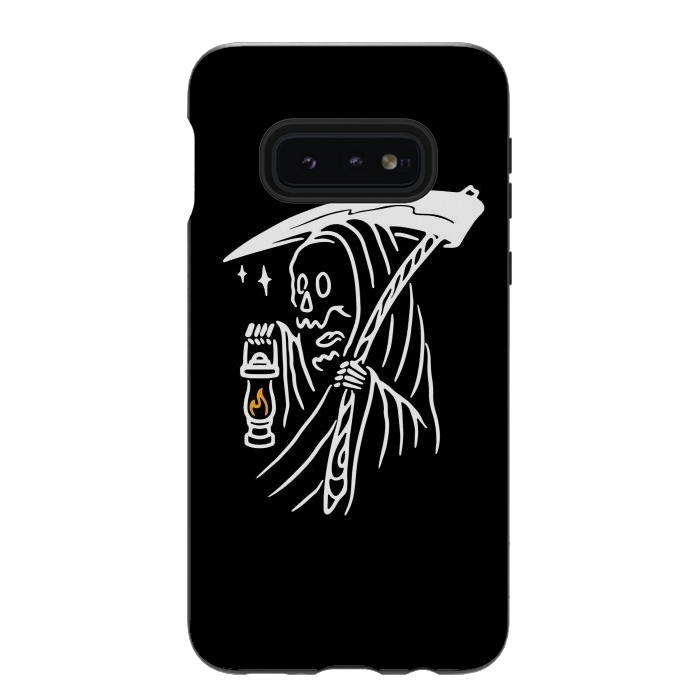 Galaxy S10e StrongFit Grim Reaper and Lighting by Afif Quilimo