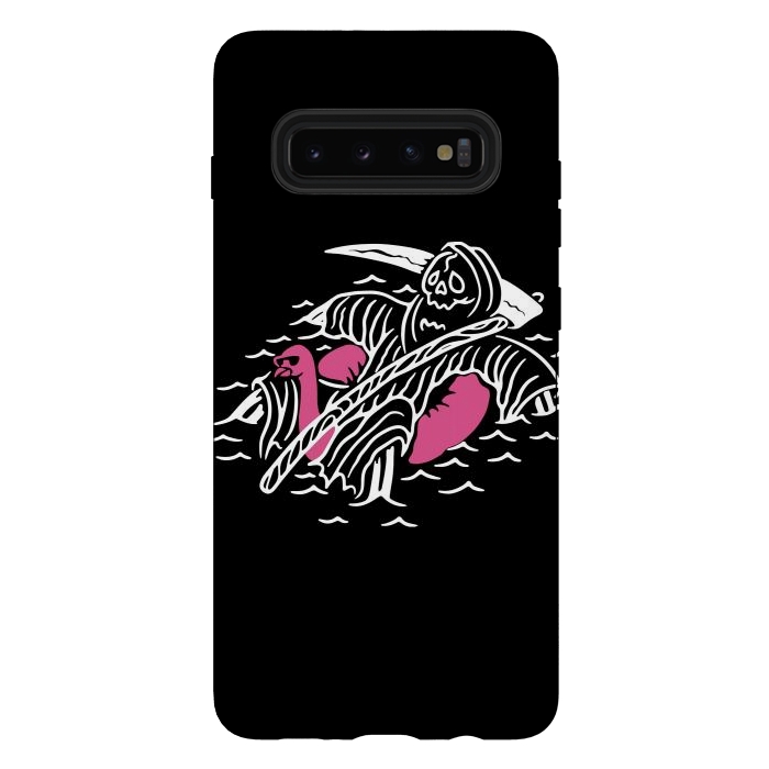 Galaxy S10 plus StrongFit Grim Reaper Relax by Afif Quilimo