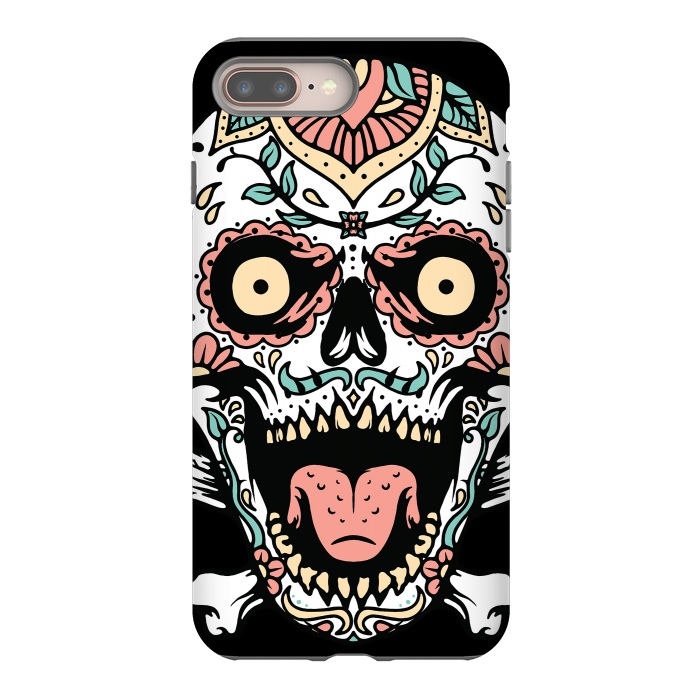 iPhone 7 plus StrongFit Mexican Skull 1 by Afif Quilimo