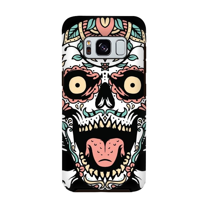 Galaxy S8 StrongFit Mexican Skull 1 by Afif Quilimo