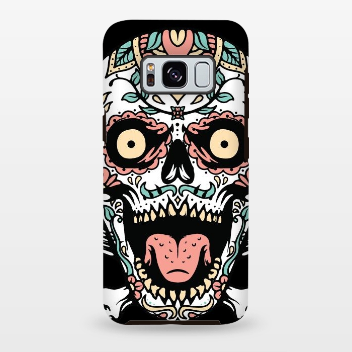 Galaxy S8 plus StrongFit Mexican Skull 1 by Afif Quilimo