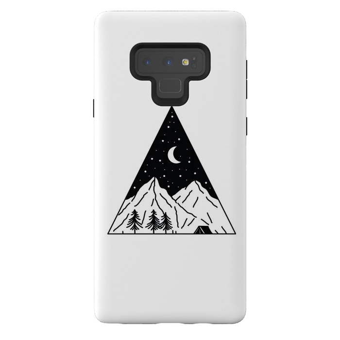 Galaxy Note 9 StrongFit Night Camping Triangle by Afif Quilimo