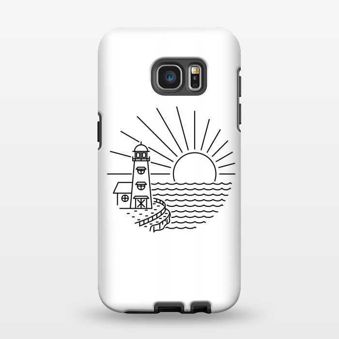 Galaxy S7 EDGE StrongFit Lighthouse and Sunset by Afif Quilimo