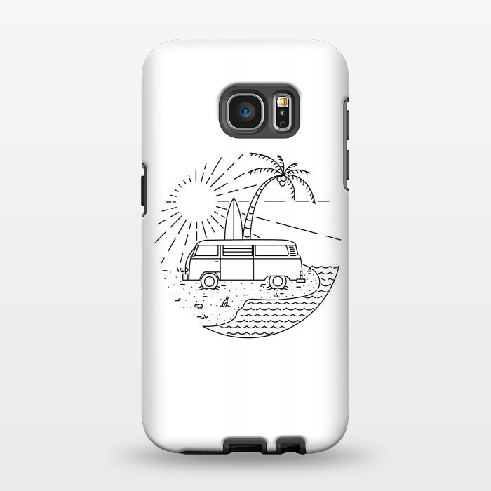 Galaxy S7 EDGE StrongFit Van and Beach by Afif Quilimo