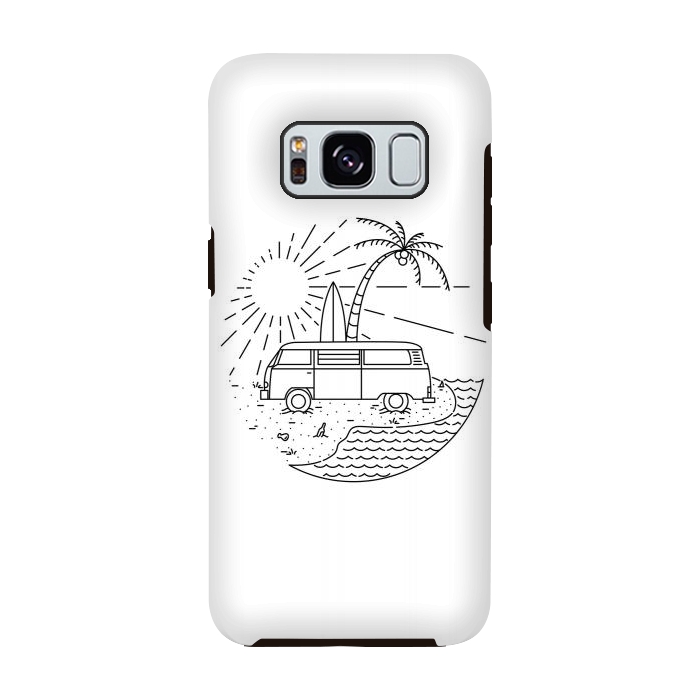 Galaxy S8 StrongFit Van and Beach by Afif Quilimo