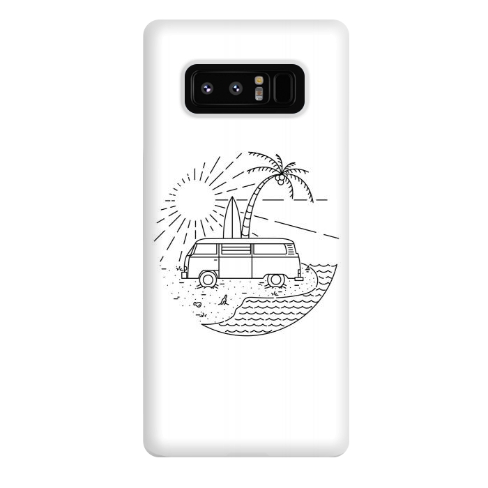 Galaxy Note 8 StrongFit Van and Beach by Afif Quilimo