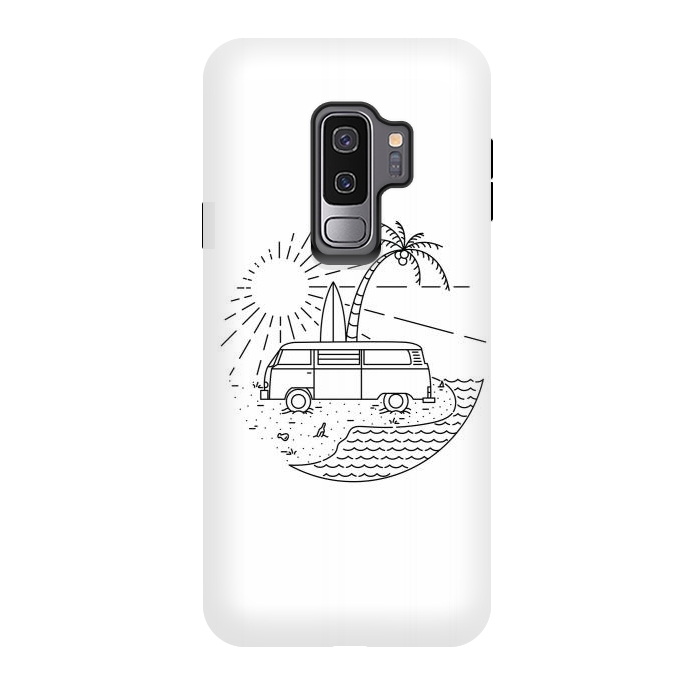 Galaxy S9 plus StrongFit Van and Beach by Afif Quilimo