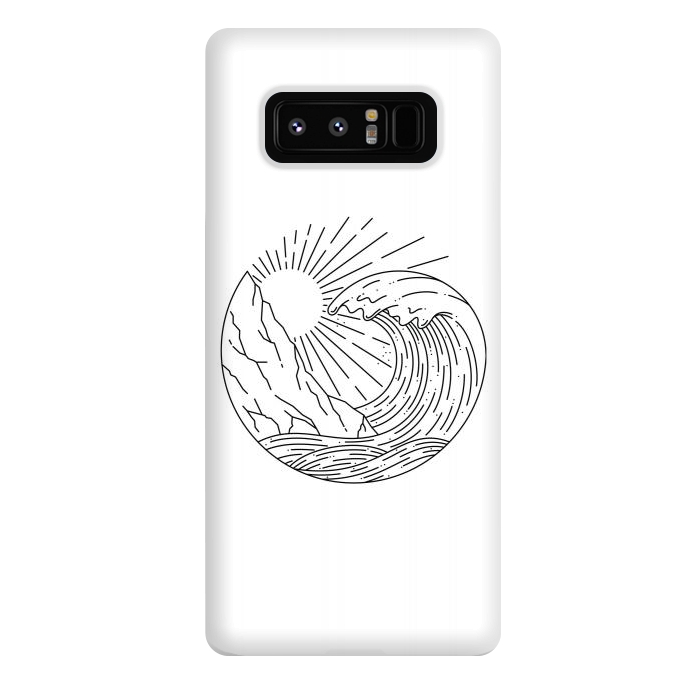 Galaxy Note 8 StrongFit Wave and Cliff by Afif Quilimo
