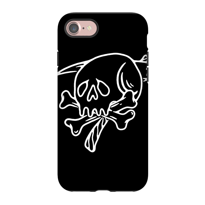 iPhone 7 StrongFit Skull Reaper by Afif Quilimo