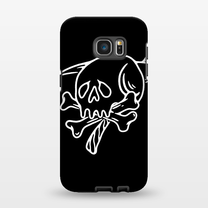 Galaxy S7 EDGE StrongFit Skull Reaper by Afif Quilimo