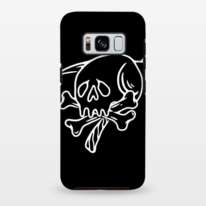 Galaxy S8 plus StrongFit Skull Reaper by Afif Quilimo