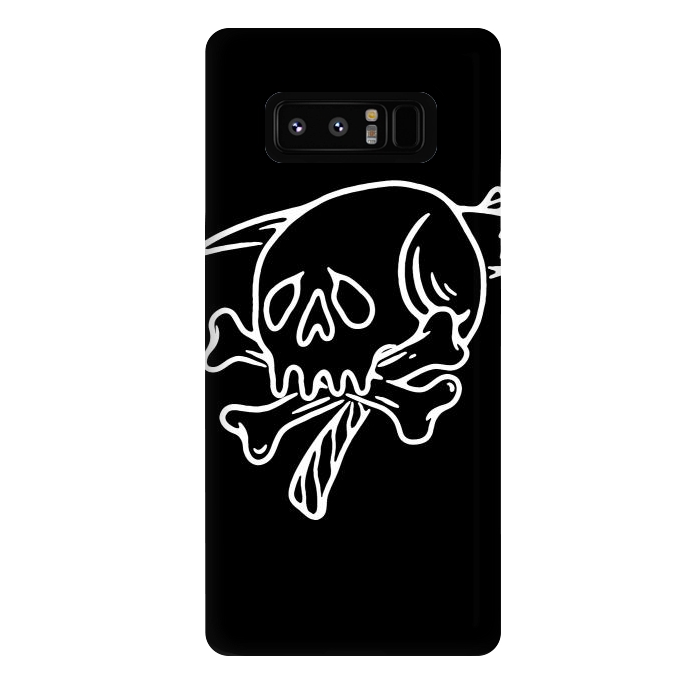 Galaxy Note 8 StrongFit Skull Reaper by Afif Quilimo