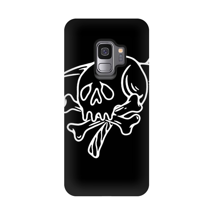 Galaxy S9 StrongFit Skull Reaper by Afif Quilimo