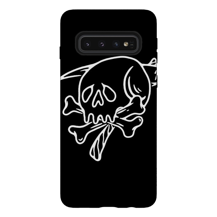 Galaxy S10 StrongFit Skull Reaper by Afif Quilimo