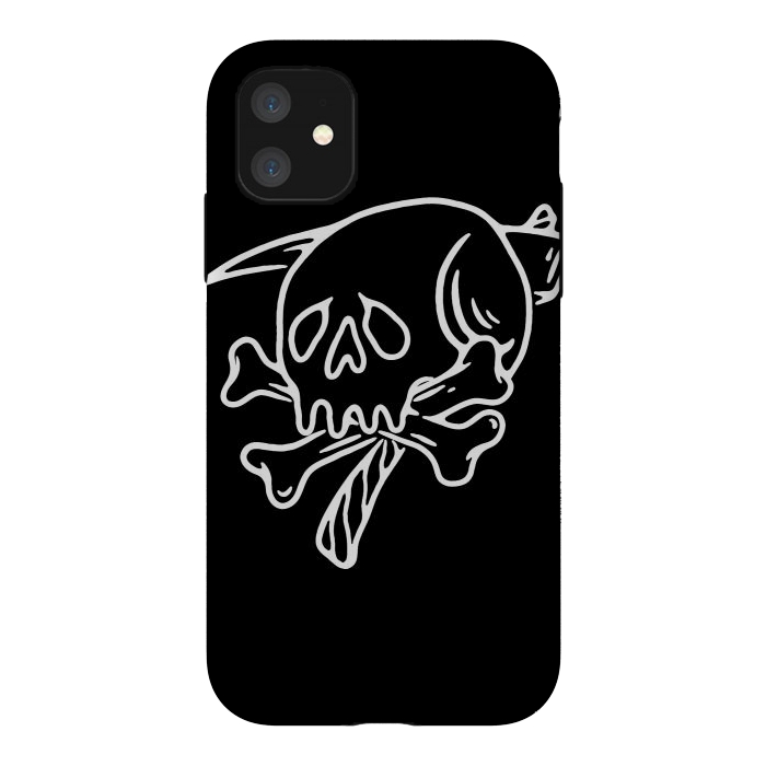 iPhone 11 StrongFit Skull Reaper by Afif Quilimo