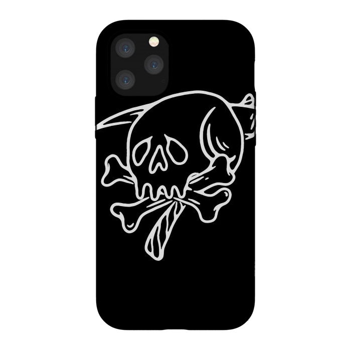 iPhone 11 Pro StrongFit Skull Reaper by Afif Quilimo