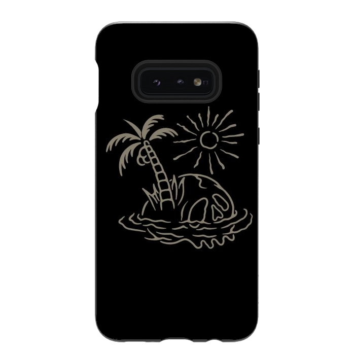 Galaxy S10e StrongFit Skull Island 1 by Afif Quilimo