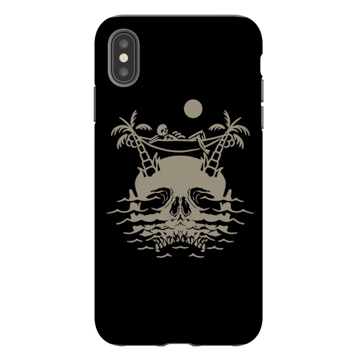 iPhone Xs Max StrongFit Skull Island 3 by Afif Quilimo