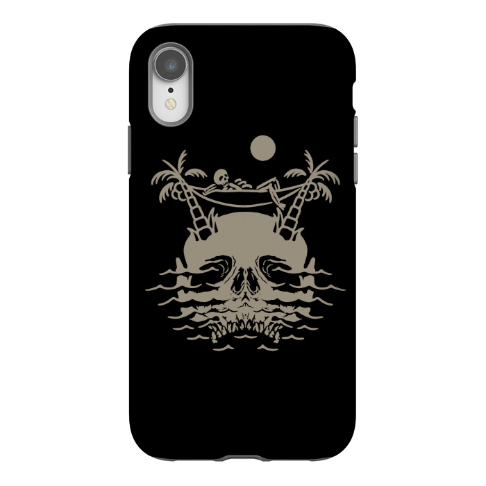 iPhone Xr StrongFit Skull Island 3 by Afif Quilimo