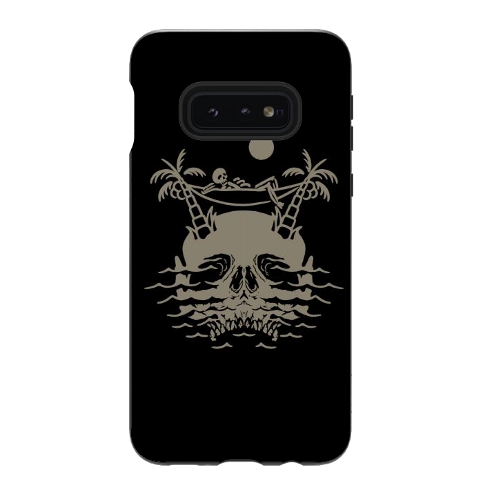 Galaxy S10e StrongFit Skull Island 3 by Afif Quilimo