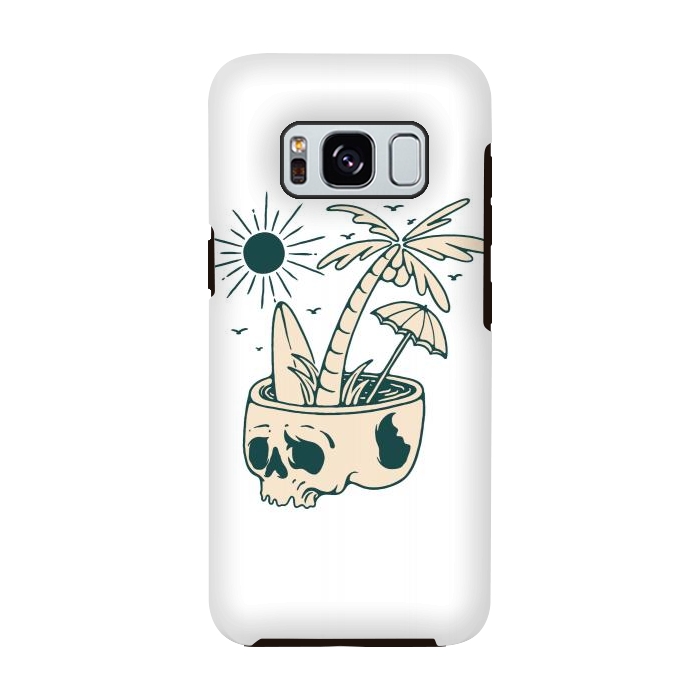 Galaxy S8 StrongFit Skull Summer 1 by Afif Quilimo