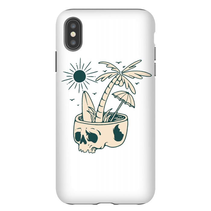 iPhone Xs Max StrongFit Skull Summer 1 by Afif Quilimo