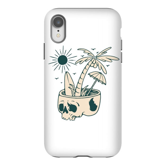 iPhone Xr StrongFit Skull Summer 1 by Afif Quilimo
