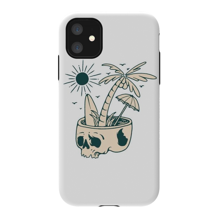 iPhone 11 StrongFit Skull Summer 1 by Afif Quilimo