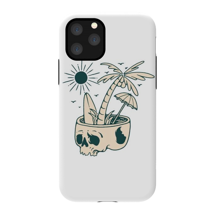 iPhone 11 Pro StrongFit Skull Summer 1 by Afif Quilimo