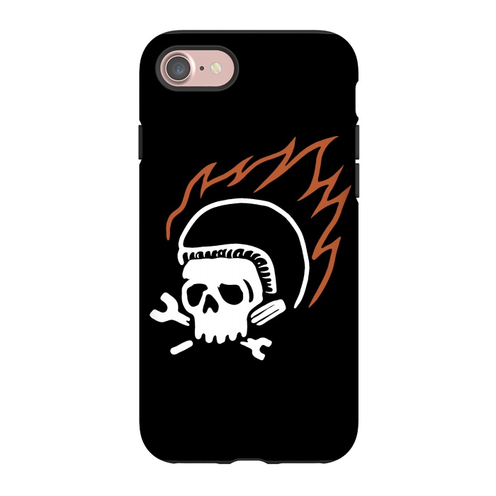 iPhone 7 StrongFit Biker Fire by Afif Quilimo