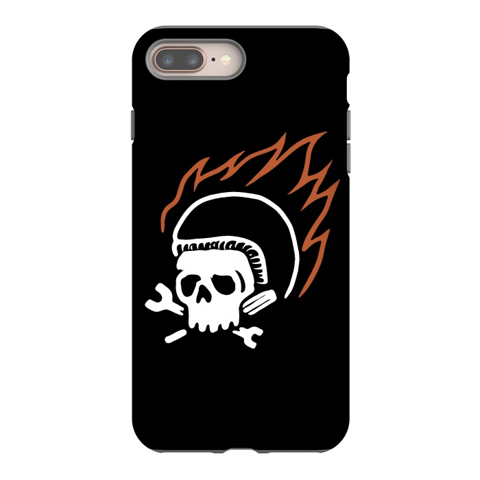 iPhone 7 plus StrongFit Biker Fire by Afif Quilimo