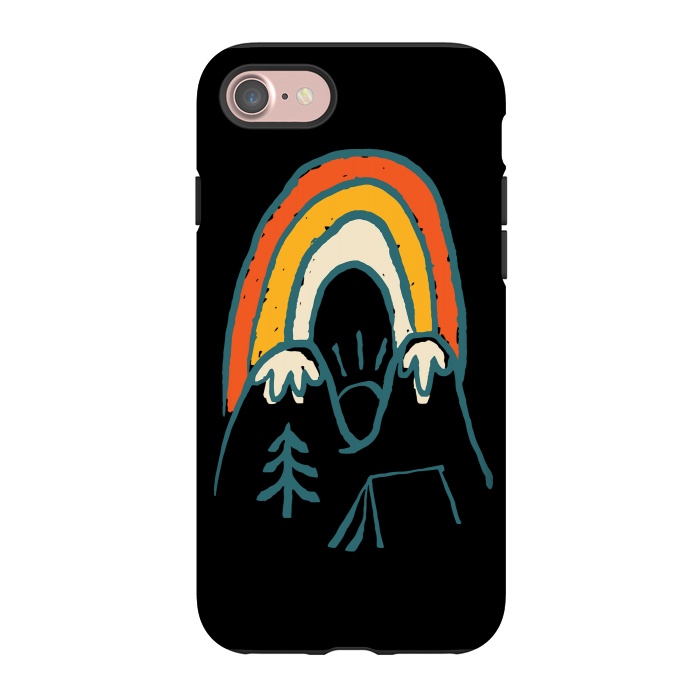 iPhone 7 StrongFit Mountain and Rainbow by Afif Quilimo
