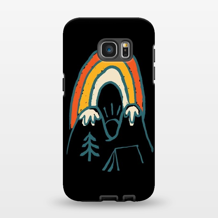 Galaxy S7 EDGE StrongFit Mountain and Rainbow by Afif Quilimo