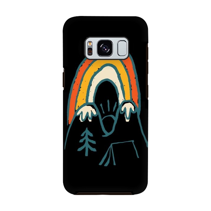 Galaxy S8 StrongFit Mountain and Rainbow by Afif Quilimo