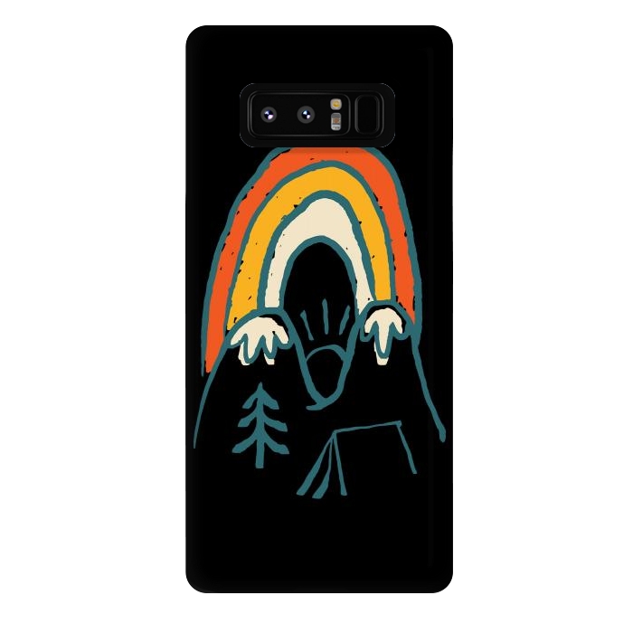 Galaxy Note 8 StrongFit Mountain and Rainbow by Afif Quilimo