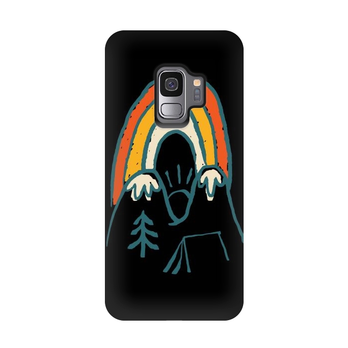 Galaxy S9 StrongFit Mountain and Rainbow by Afif Quilimo
