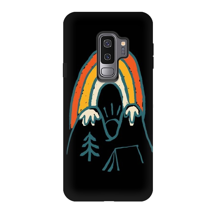 Galaxy S9 plus StrongFit Mountain and Rainbow by Afif Quilimo