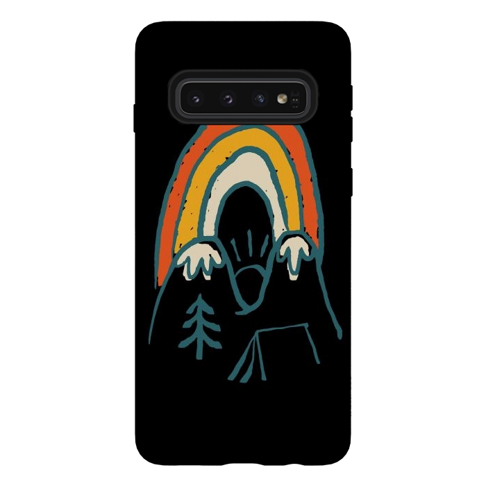Galaxy S10 StrongFit Mountain and Rainbow by Afif Quilimo