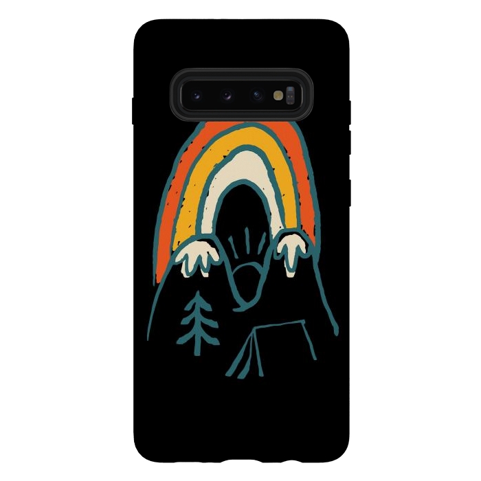 Galaxy S10 plus StrongFit Mountain and Rainbow by Afif Quilimo