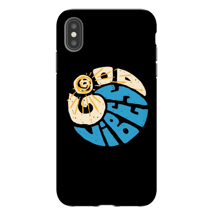 iPhone Xs Max StrongFit Good Vibes and Wave by Afif Quilimo