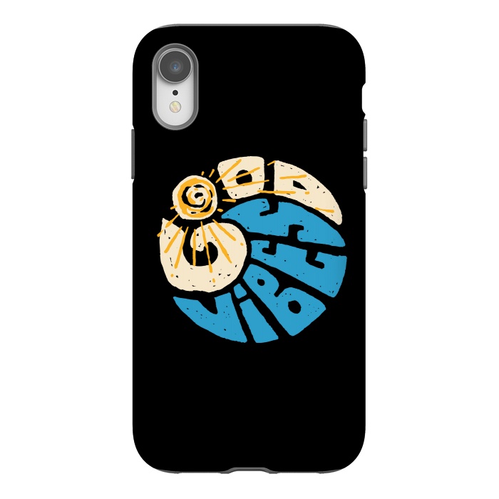 iPhone Xr StrongFit Good Vibes and Wave by Afif Quilimo