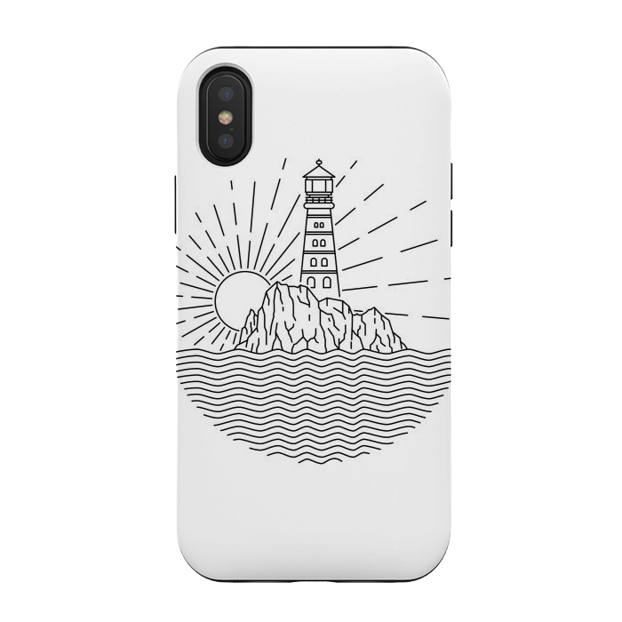 iPhone Xs / X StrongFit Lighthouse 1 by Afif Quilimo