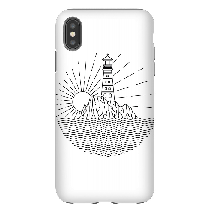 iPhone Xs Max StrongFit Lighthouse 1 by Afif Quilimo